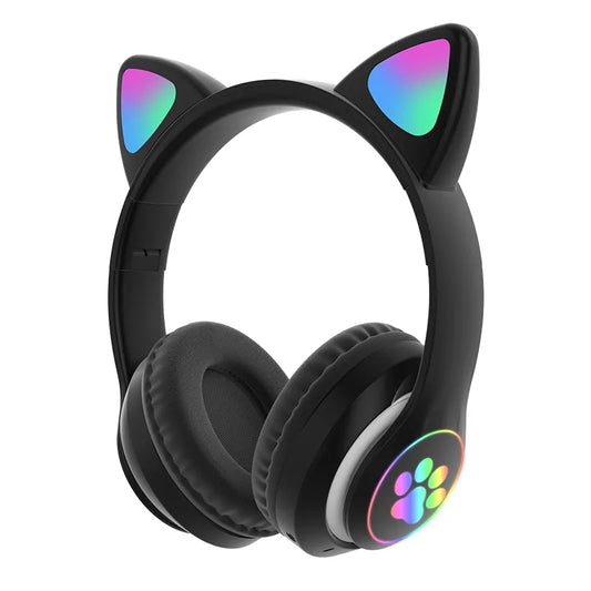 Glowing Cat Ear Wireless Headphones